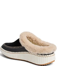 Jack Rogers Jolie Suede Faux Fur Lined Slip On Sneakers