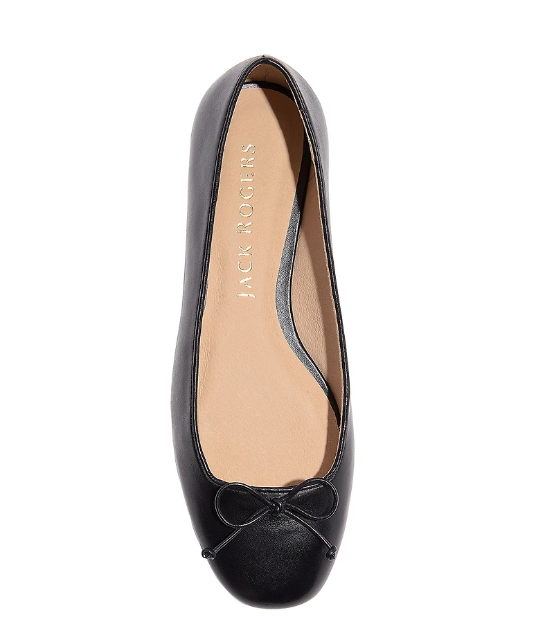 Jack Rogers Kenlyn Ballet Leather Bow Flats