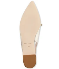 Jack Rogers Lennox Leather Bow Slingback Flats