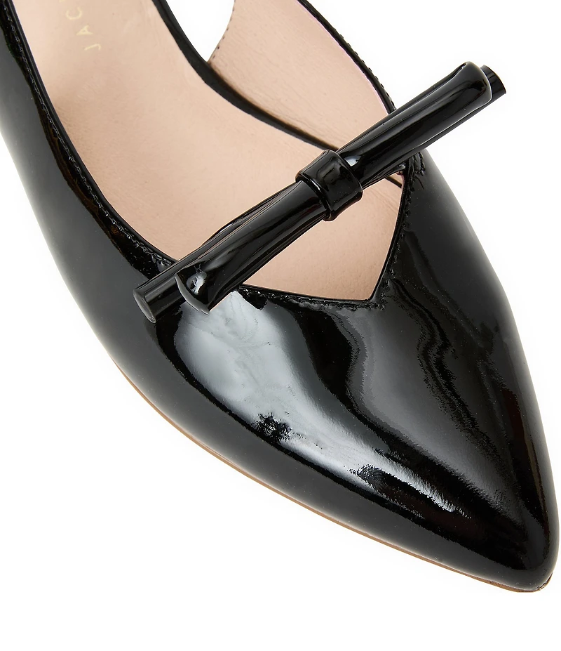 Jack Rogers Lennox Patent Leather Slingback Flats