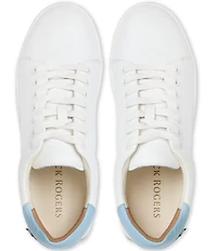 Jack Rogers Marina Water Resistant Leather Lace Up Sneakers