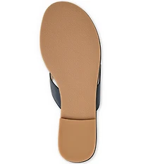 Jack Rogers Roxy Leather Ornamented Flip Flops