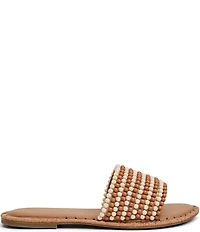 Jack Rogers Savanah Stripe Beaded Slide Sandals