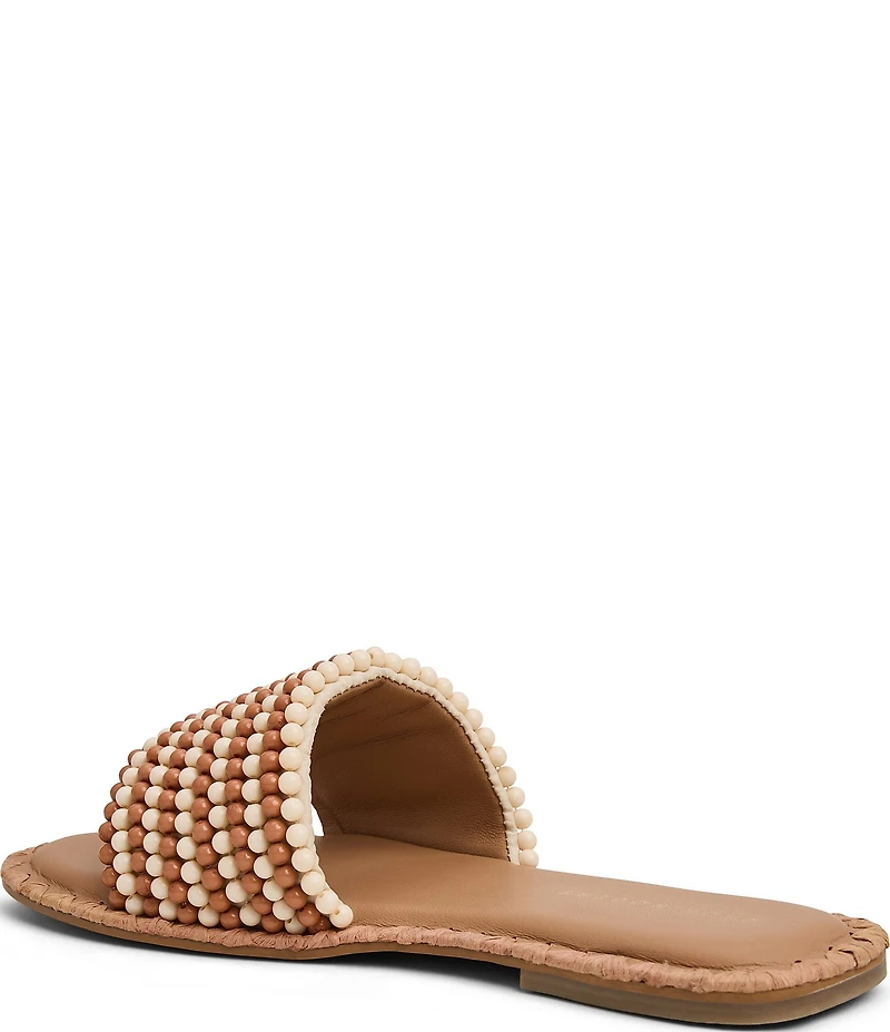 Jack Rogers Savanah Stripe Beaded Slide Sandals
