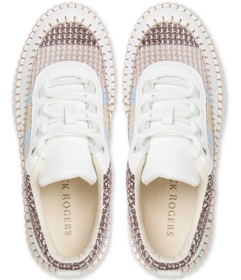 Jack Rogers Sealine Mesh Lace Up Chunky Sneakers