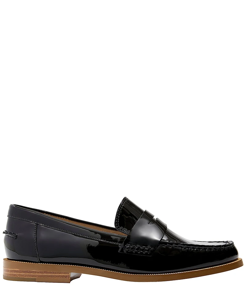 Jack Rogers Tipson Patent Leather Penny Loafers