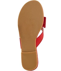 Jack Rogers Vannah Leather Bow Thong Sandals