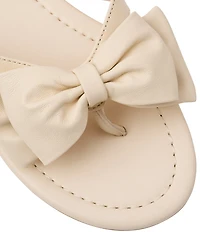 Jack Rogers Vannah Leather Bow Thong Sandals