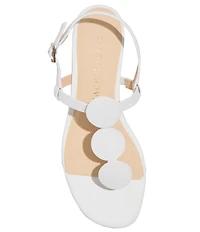 Jack Rogers Worth Leather Ornamented T-Strap Sandals