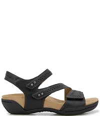 Jambu Makayla Perforated Leather Sandals