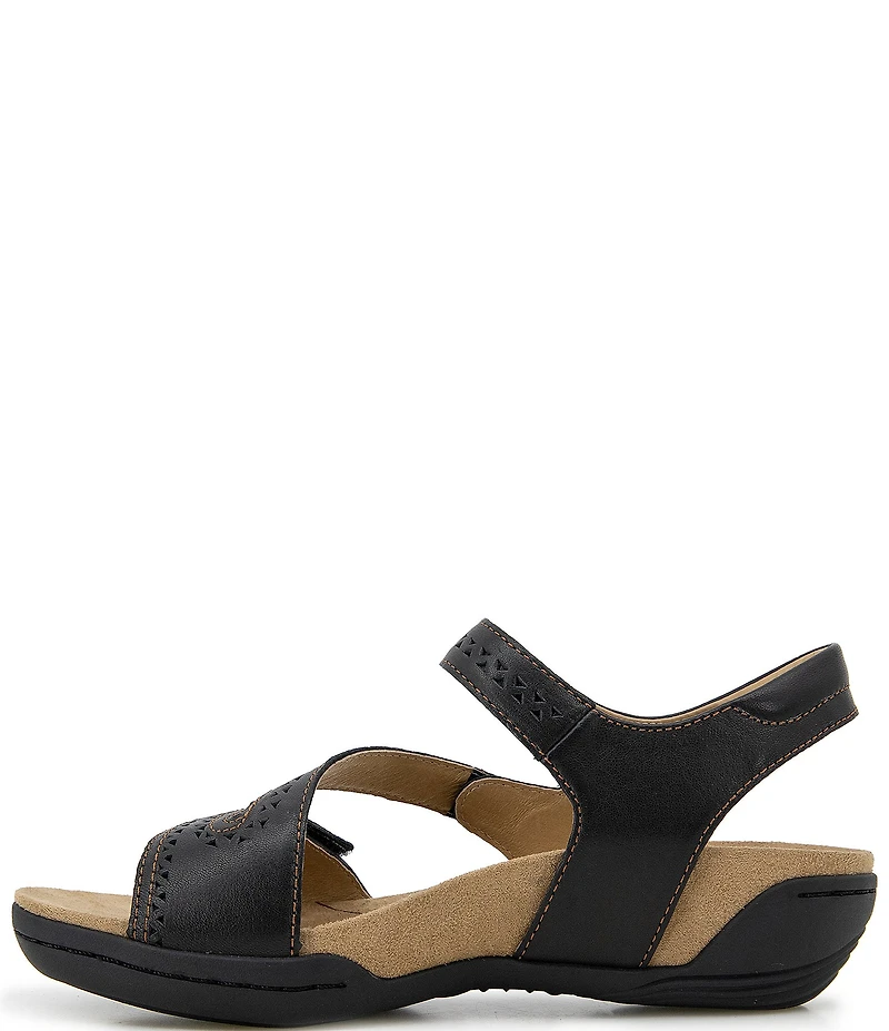 Jambu Makayla Perforated Leather Sandals