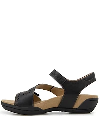 Jambu Makayla Perforated Leather Sandals