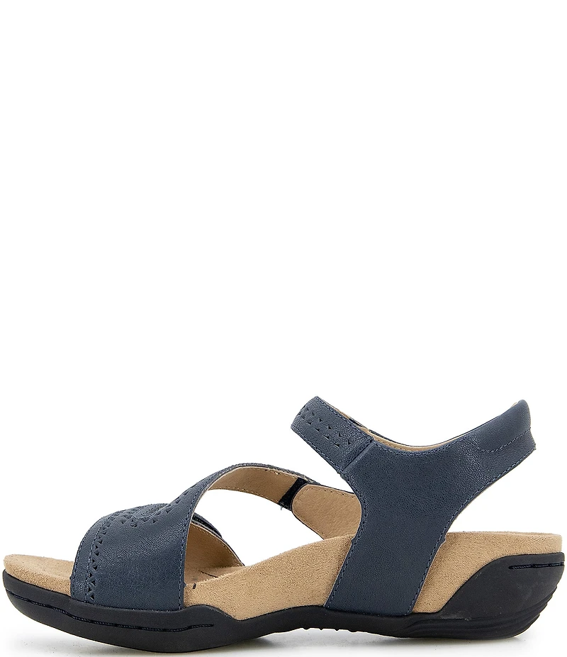 Jambu Makayla Perforated Leather Sandals