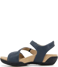 Jambu Makayla Perforated Leather Sandals