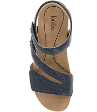 Jambu Makayla Perforated Leather Sandals