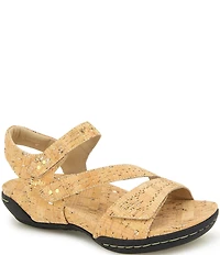 Jambu Makayla Shimmer Cork Stud Detail Sandals