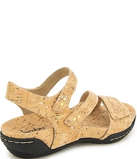 Jambu Makayla Shimmer Cork Stud Detail Sandals