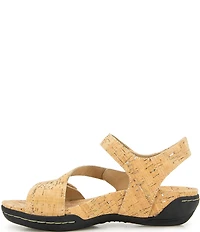 Jambu Makayla Shimmer Cork Stud Detail Sandals