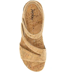 Jambu Makayla Shimmer Cork Stud Detail Sandals