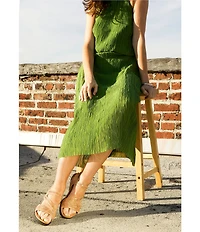 Jambu Makayla Shimmer Cork Stud Detail Sandals