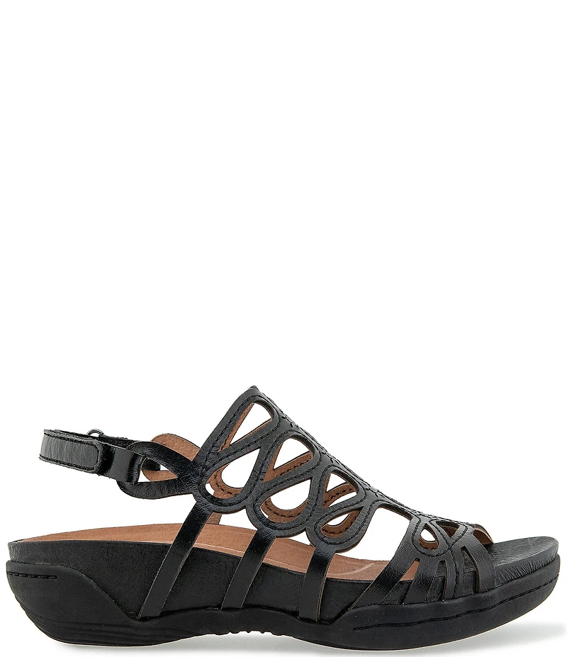 Jambu Miriam Leather Caged Sandals