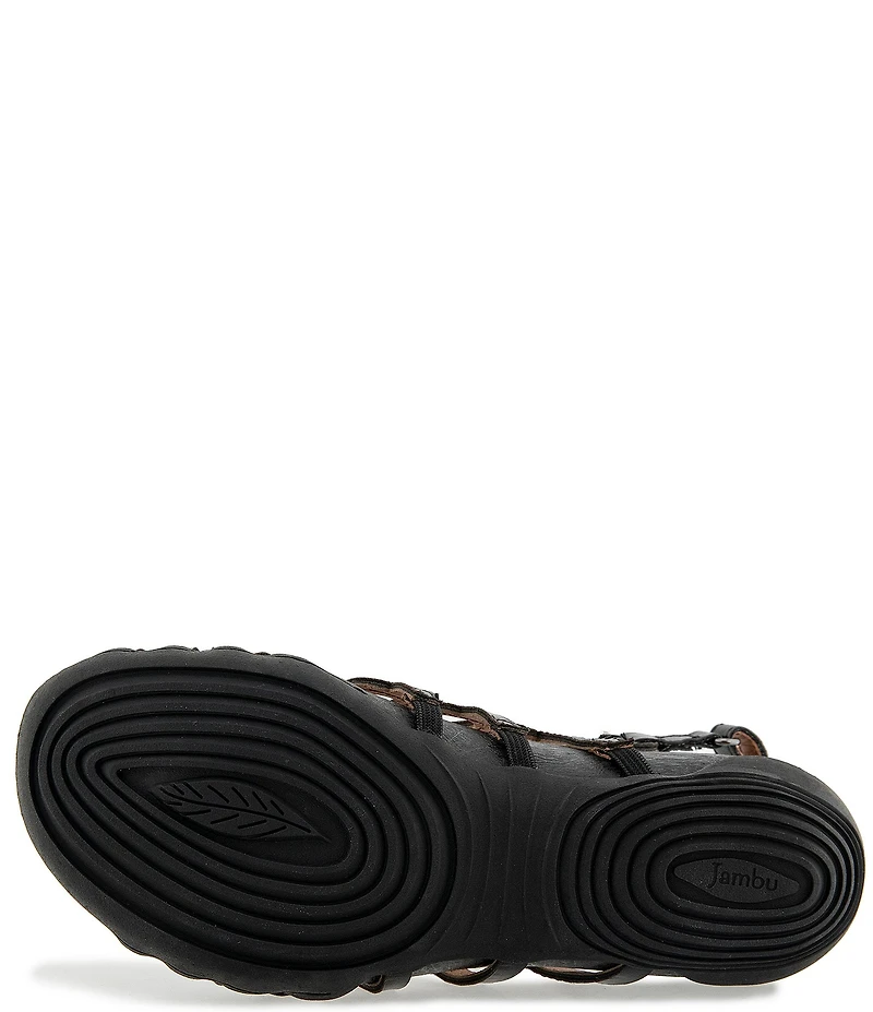 Jambu Miriam Leather Caged Sandals