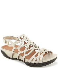 Jambu Miriam Leather Caged Sandals