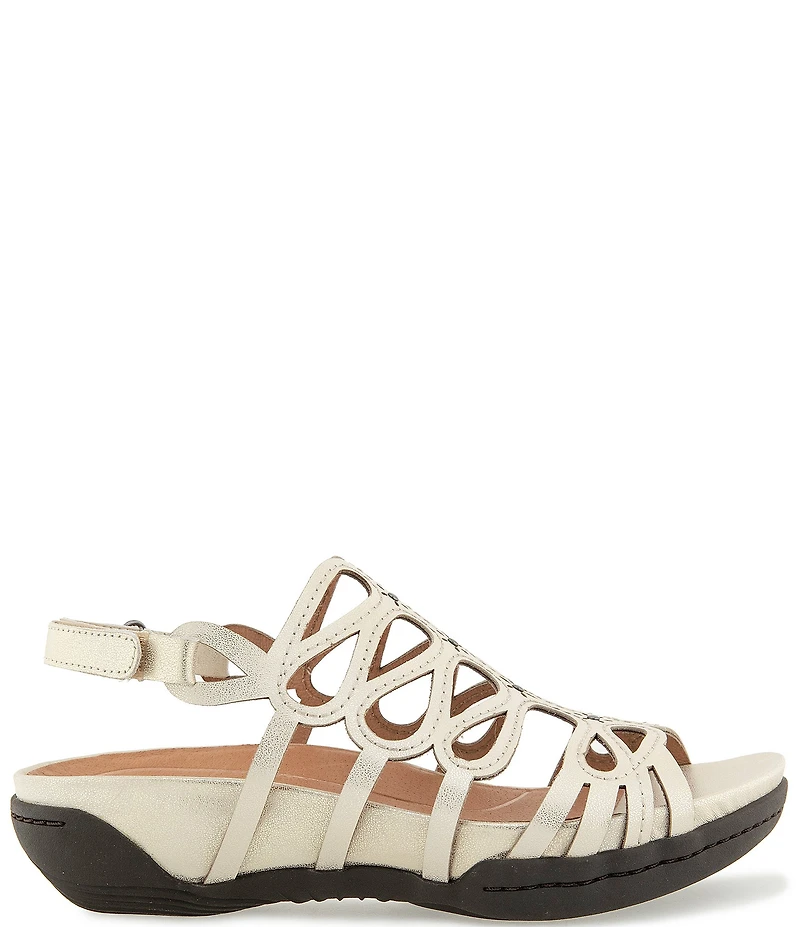 Jambu Miriam Leather Caged Sandals