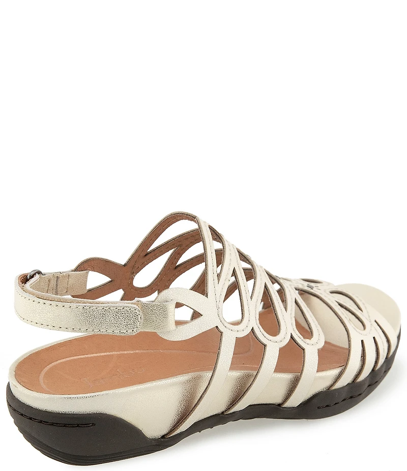 Jambu Miriam Leather Caged Sandals