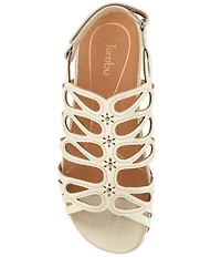 Jambu Miriam Leather Caged Sandals