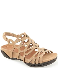 Jambu Miriam Nubuck Suede Caged Sandals