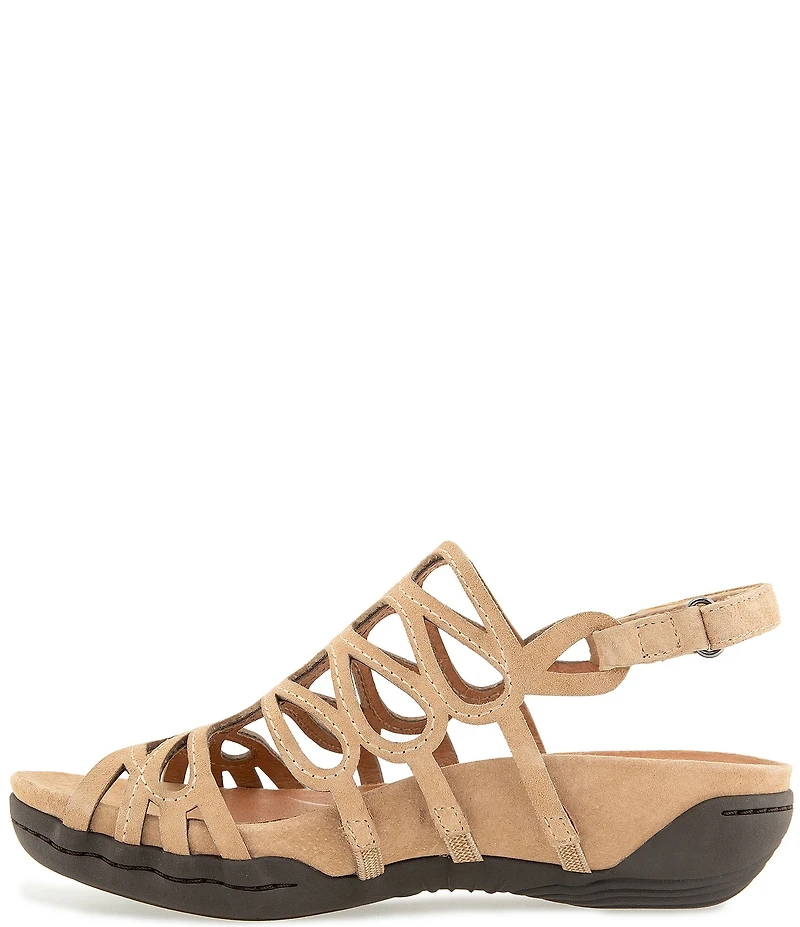 Jambu Miriam Nubuck Suede Caged Sandals