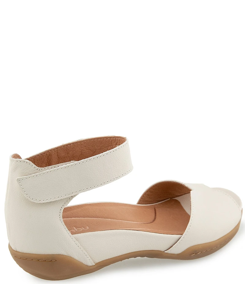 Jambu Missy Leather Ankle Strap Wedge Sandals