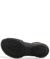 Jambu Missy Leather Ankle Strap Wedge Sandals