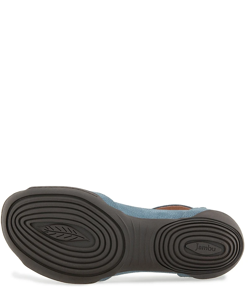 Jambu Missy Nubuck Suede Ankle Strap Sandals