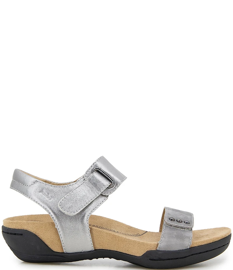 Jambu Morgan Leather and Suede Sandals