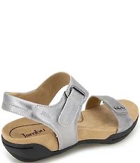Jambu Morgan Leather and Suede Sandals
