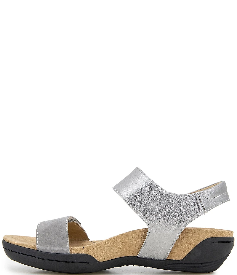 Jambu Morgan Leather and Suede Sandals