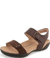 Jambu Morgan Leather and Suede Sandals