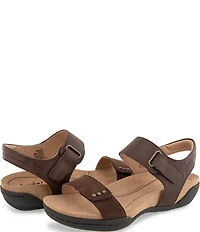 Jambu Morgan Leather and Suede Sandals