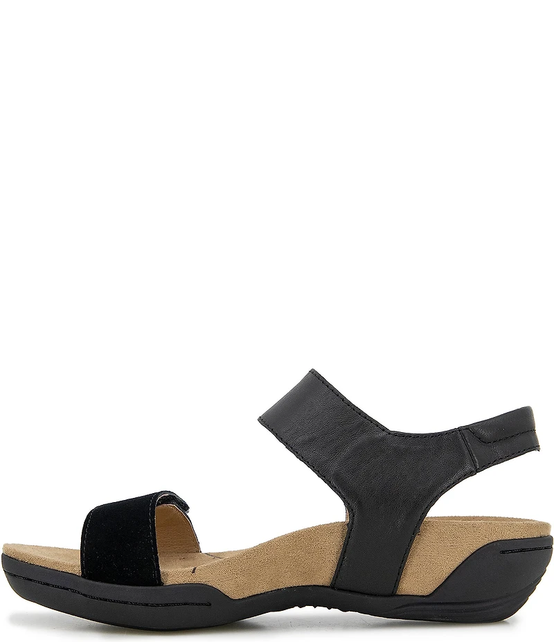 Jambu Morgan Leather and Suede Sandals