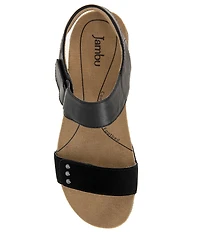 Jambu Morgan Leather and Suede Sandals