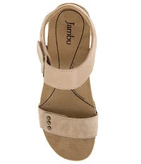 Jambu Morgan Leather and Suede Sandals
