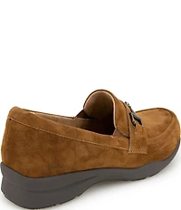 Jambu Tabitha Suede Bit Buckle Loafers