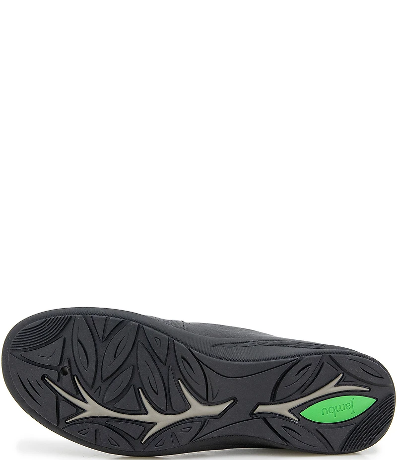 Jambu Treva Leather Asymmetrical Strap Mary Jane Pumps