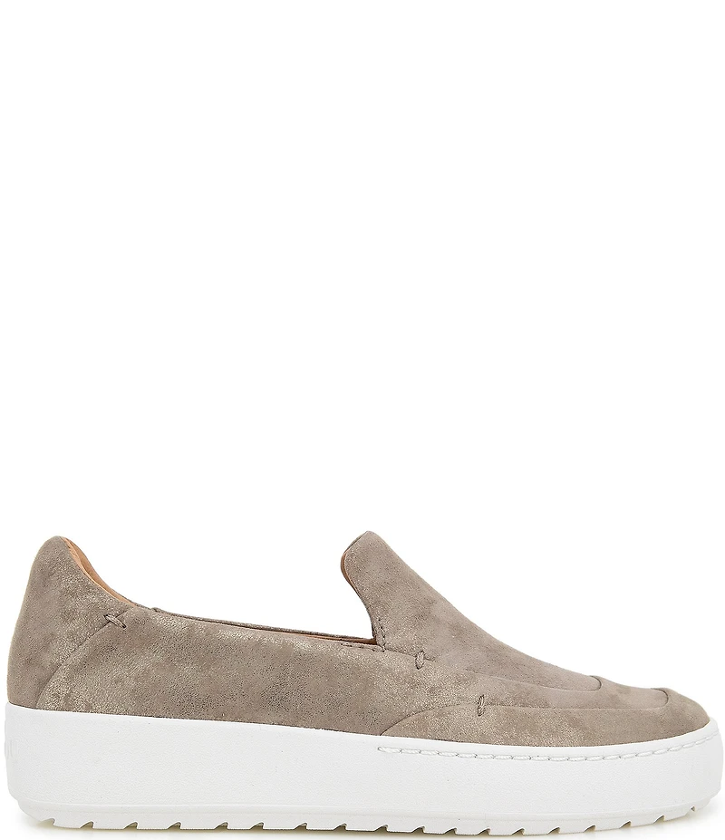 Jambu Women's Cami Leather Slip On Platform Sneakers