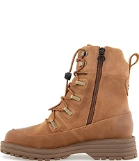 Jambu Women's Indy Water Resistant Leather and Suede Bungee Lace Mid Boots