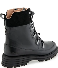 Jambu Women's Indy Water Resistant Leather and Suede Bungee Lace Mid Boots