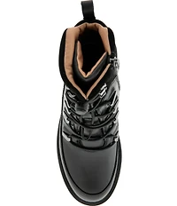 Jambu Women's Indy Water Resistant Leather and Suede Bungee Lace Mid Boots