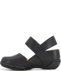 Jambu Women's Nia Leather Mary Jane Slingback Wedge Pumps